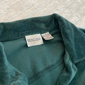 Vintage Bentley Velvet Button Down